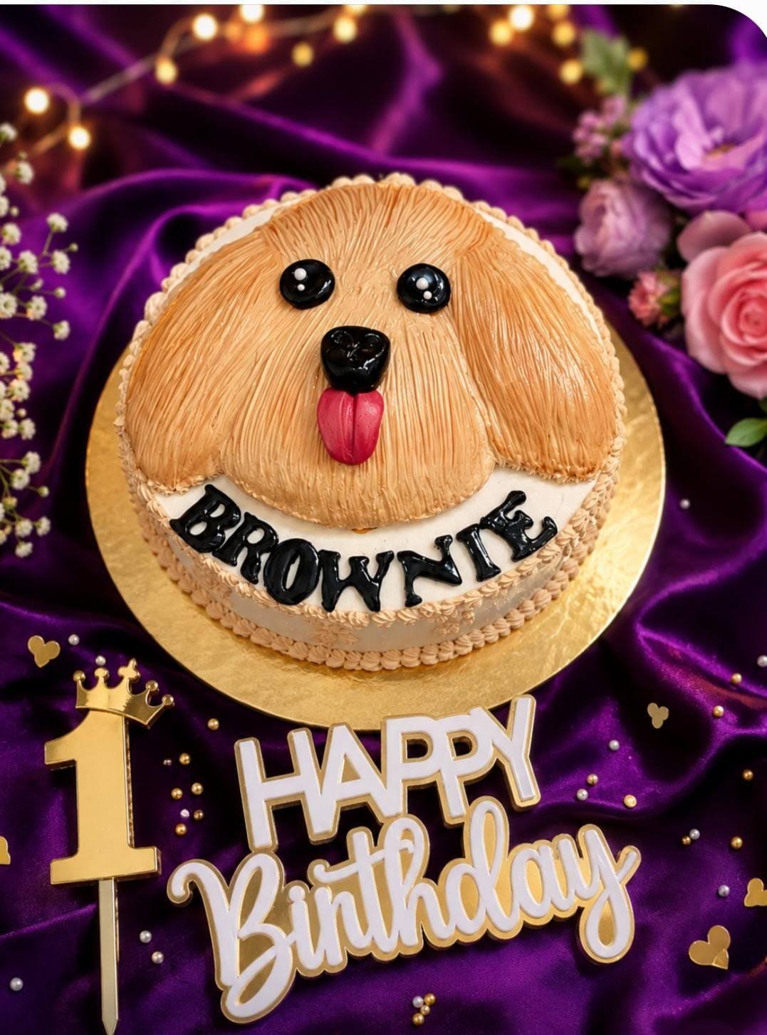 Dog face cake product image