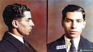 Lucky Luciano Mobster Mug Shots Real Gangster