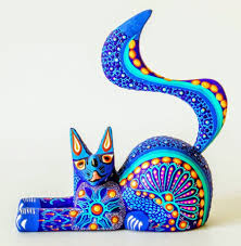 These Colourful Wooden Carving Animals Are Mexican Folk Art Sculptures Created By Residents Of Oaxaca Decorated With Folk Mexican Folk Art Art Carved Folk Art