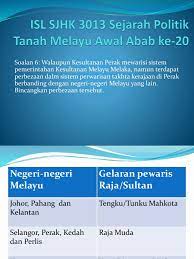 Yang dipertuan muda ialah jawatan yang telah mula diberikan oleh raja sulaiman kepada orang bugis yang telah membantu merampas semula takhta sultan johor daripada raja kecil. M6 2 Bincangkan Perbezaan Sistem Pewarisan Takhta Kesultan Perak Dengan Negeri Negeri Melayu Yang Lain