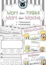 Wort Des Tages Wort Der Woche Tafelmaterial Arbeitsblatter Unterrichtsmaterial Im Fach Deutsch In 2020 Wort Des Tages Konzentrationsubungen Fur Kinder Deutsch Lernen Kinder