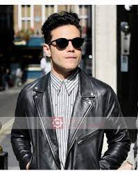 50 Of On Rami Malek Leather Jacket Leather Jacket Men Style Tips Leather Jacket Men