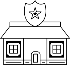 Police monster car cartoon illustration. Police Office Rubber Stamp Clipart Full Size Clipart 1149670 Pinclipart