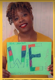 Proud mom moment: that's my daughter Carson