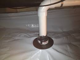 • if the house has a crawl space where rodents are plentiful • if the house has an older concrete block wall foundation where the cores and block tops have not been sealed or grouted full. Radon Mitigation Pictures
