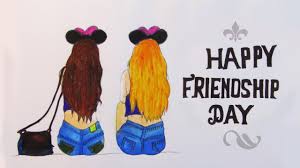 Friendship day kab hai friendship day 2020 friendship day in india is 30th july friendship day? Happy Friendship Day Painting On Oil Pastel Color Step By Step Video Friendship Status Youtube