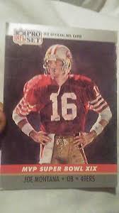 The game was tight throughout. 19 Joe Montana 1990 Mvp Super Bowl Pro Set Card Ebay