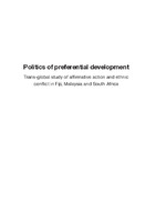 In malaysia, since the 1990 deadline signalling the end of the nep was ignored, it is high time for a new, socially just affirmative action policy based on need or class or sector. Politics Of Preferential Development Trans Global Study Of Affirmative Action And Ethnic Conflict In Fiji Malaysia And South Africa