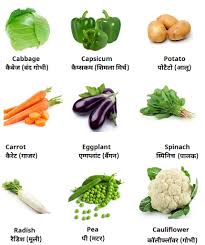 vegetable names in hindi and english fruits and vegetables