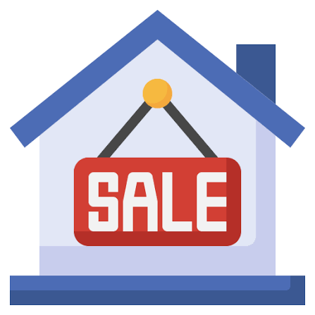 House for sale - Free buildings icons