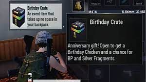 Pubg Mobile Birthday Crate Youtube