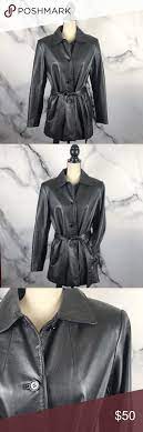 Outdoor Exchange Leather 90 S Tie Belt Jacket Belted Jacket Jackets Leather
