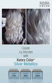 White Hair With Kenra Silver Metallic 10sm Google Search