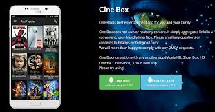 It has a huge library of movies and tv shows and is keeping updating, so that users can download movies onto android powered smartphones easily. Cinebox Hd App