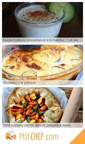 Menu Du Jour Dimanche 9 Juin Ptitchef Recette Cuisine Menu Menudujour Faitmaison Idee Repas Concombre Menthe Mouss Menu Du Jour Recette Cuisine