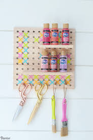 I wish i could be more helpful. Craft Room Pegboard Organization Idea