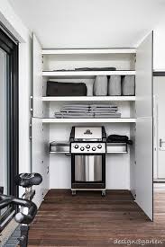 Grillschrank Wetterfest Fur Den Balkon Gartenschrank Balkonschrank Und Dachterrasse Einrichten
