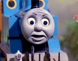 Harvey Beaks meets Thomas the Tank Engine