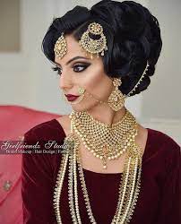 Pinterest Pawank90 Indian Bridal Makeup Indian Bridal Hairstyles Indian Bride Hairstyle