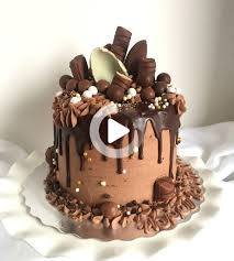 Drip Torta Per Il Cioccolato Amante Tutorial Su Come Fare Questo Intenso Torta Al Cioccolato Con Easy Vanilla Cake Recipe Drip Cakes Cake Mix Cookies