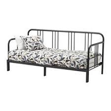 Ikea Fyresdal Daybed Frame With Some Fluffy Soft Pillows As Back Support You Easily Transform This Daybe Day Bed Frame Bed Frame With Mattress Fyresdal