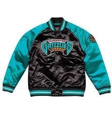 Mens Nba Grizzlies Starter Varsity Jacket - Right Jackets In 2021 Varsity Jacket Men Jackets Satin Jackets
