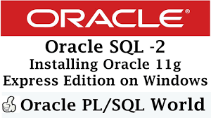 Oracle database 18c express edition for windows x64. How To Install Oracle 11g Express Edition On Windows Oracle Tutorials For Beginners Youtube