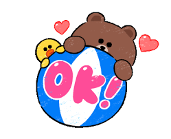 Brown Cony Summer Outing Stickers And Other Animated Stickers Cute Doodle Art Cute Gif Line Sticker
