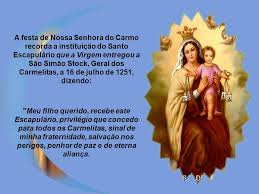 No quarto mistério contemplamos a assunção de nossa senhora aos céus. Primeiro Dia Novena A Nossa Senhora Do Carmo Ppt Carregar