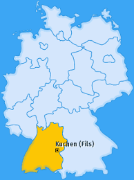 Nicht nur senioren und dauerhaft körperlich beeinträchtigte menschen sind häufig auf einen treppenlift angewiesen: Plz Kuchen Fils Mit Karte Postleitzahlen 73329 Baden Wurttemberg