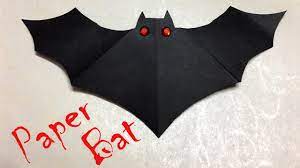Something else i love to do is hang the paper bats with witches hats. Diy Halloween Decorations Paper Bat Easy Crafts For Kids Youtube