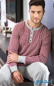 ترنجات رجالي شتاء 2018 موقع محتوى mens sleepwear mens pajamas set short sleeve pajama set