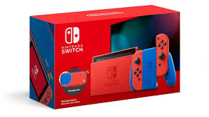 Fits inside the switch dock unlike competitors 🧚‍♀️. Cheap Nintendo Switch Console Mario Red Blue Edition Harvey Norman Au