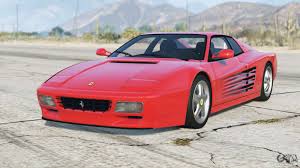 Upgrades from a stock engine or another engine swap do not carry over to a new engine swap. Ferrari 512 Tr 1991 Add On For Gta 5