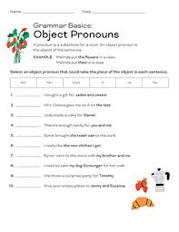 Possessive nouns worksheets suffixes worksheets 5th grade worksheets nouns and pronouns adjective worksheet teacher worksheets free printable worksheets grammar worksheets free printables. Grammar Basics Object Pronouns Worksheet Education Com