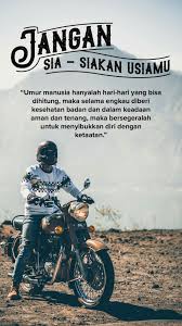 Muslim biker indonesia chapter tangerang (mbict) menjadikan riding bermanfaat untuk akherat dengan menggelar acara ahad morning ride. 20 Ide Biker Sholeh Stories Di 2021 Agama Kutipan Agama Inspirasi Tipografi