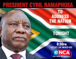 The president's address follows a number of meetings of the cabinet and the national coronavirus. 6j57cvoquenwhm