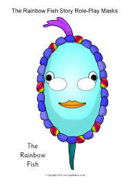 The article presents you a wide collection of fish coloring pages printable to enhance your child's artistic skills. Rainbow Fish Role Play Masks Sb10718 Sparklebox