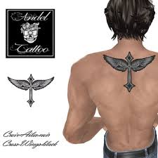 Le tatouage d'ailes est particulièrement l'un des plus adoptés par les jeunes à travers le monde. Second Life Marketplace Andel Tattoo Croix Ailes Noir Dos By Syl Andel