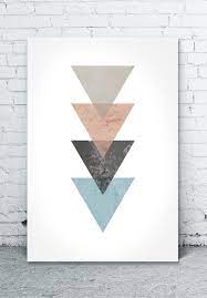 Guia de tamanhos goste de the art (0). Freebie Da Semana Poster Triangulos Dudi E Lariz Poster Wall Art Free Printable Wall Art Free Art Prints