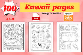Dogs love to chew on bones, run and fetch balls, and find more time to play! Provide 100 Cute Kawaii Coloring Pages For Kids By Elhilali M Fiverr