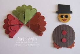 Punch Art Turkey Sarahs Ink Spot Punch Art Paper Punch Art Punch Art Cards