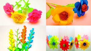 Paper flowers very very easy paper craft. 20 Diy Paper Flowers How To Make Easy Paper Flowers Craft Ideas Youtube