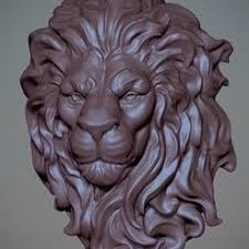 Lion Head Stl File Format Lion Lion Head