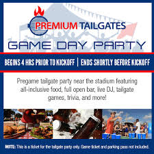 Premium Tailgate Game Day Party Minnesota Vikings Vs