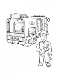 Coloriage De Sam Le Pompier Coloriages Pour Enfants