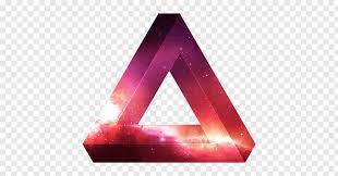 Penrose Triangle Optical Illusion Geometry Shape Triangle Png Triangle Optical Illusion Optical Illusions Penrose Triangle