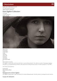 Don Ogden Collection, 1972-2000 Finding Aid : Special Collections and  University Archives, University of Massachusetts Amherst L