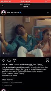 Yb needa put his instagram back up : r/NBAYoungboy