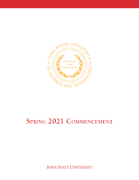 University Commencement Program